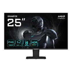 Gigabyte gs25f14 monitor gaming fhd da 25 - 1920 x 1080, 144hz, 1ms, 300 cd/mÂ², display hdr 10, hdmi 2.0, displayport 1.2