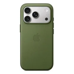 Apple iphone 17 pro custodia in tessuto techwoven magsafe verde