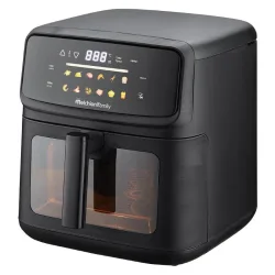 Melchioni friggitrice ad aria martina 10lt 2100w display colori nero