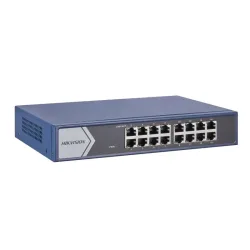 Hikvision ds-3e1516-ei switch di rete gestito l2 gigabit ethernet 16xrj-45 full duplex blu