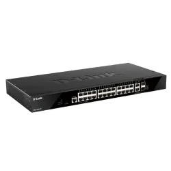 D-link dgs-1520-28/e switch di rete gestito l3 10g ethernet (100/1000/10000) 1u nero