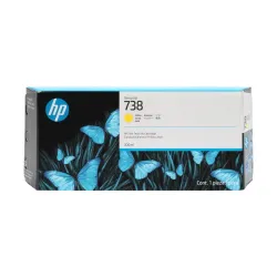 Cartuccia di inchiostro giallo DesignJet HP 738 300 ml, 676M8A per serie T850-T950 36 pollici