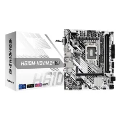 Scheda madre h610m-hdv/m.2+ d5 sk 1700 (90-mxbm50-a0uayz)