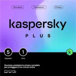 Kaspersky plus per 5 dispositivi - 1 anno
