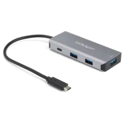 Startech.com hub usb c a 4 porte con 3x usb a e 1x usb c - hub usb superspeed 10gbps usb type-c 3.1/3.2 gen 2 - alimentato