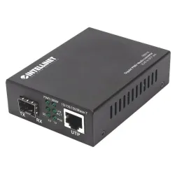 Intellinet 508216 convertitore multimediale di rete 1000 mbit/s nero