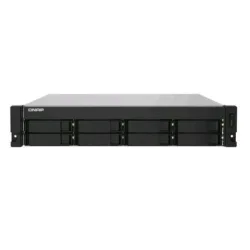 Qnap ts-832pxu nas chassis rack 2u annapurna labs al324 1.7ghz ram 4gb-8 bay hdd/ssd 2.5/3.5-2 slot sfp+ 2xrj-45 black