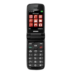 Brondi magnum 4 dual sim 2.8 clamshell fotocamera bluetooth radio fm italia blu viola black