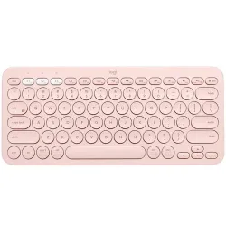 Logitech k380 multi-device tastiera bluetooth qwertz tedesco rosa