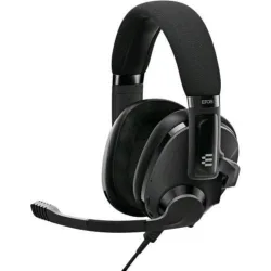 Epos sennheiser h3 hybrid cuffie gaming ad acustica chiusa bluetooth cuffie con microfono cavo usb-a e jack 3,5 mm per pc e console - doppio microfono leggere e multipiattaforma nero