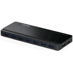 Tp-link uh720 hub usb 3.0 7 pote 2 porte con alimentazione 2.4a per ricarica rapida