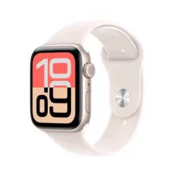 Apple watch se 3 gps + cellular 5g 44mm cassa alluminio galassia con sport band galassia - s/m