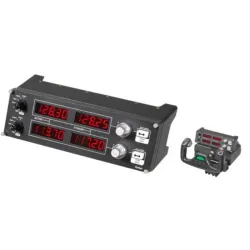 Logitech g flight radio panel nero, rosso, argento usb 2.0 simulazione di volo analogico/digitale pc