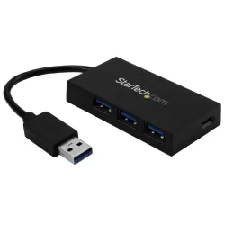 Startech.com hb30a3a1csfs hub di interfaccia usb 3.2 gen 1 (3.1 gen 1) type-a 5000 mbit/s nero