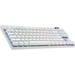 Logitech g pro x tkl tastiera giocare rf senza fili + bluetooth qwertz tedesco bianco