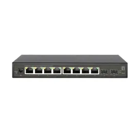 Levelone ges-2110 switch di rete gestito l2 gigabit ethernet (10/100/1000) nero