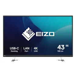Eizo flexscan ev4340x-bk led display 108 cm (42.5\) 3840 x 2160 pixel 4k ultra hd nero
