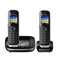 Panasonic kx-tgj322 telefono dect identificatore di chiamata nero