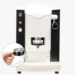 Faber slot plast lite2.1 nero bianco (spnerblt2.1) - macchina caffe a cialde - 95 gradi - portacialde estraibile