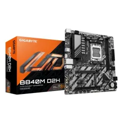 GIGABYTE B840M D2H Scheda madre - CPU AMD Ryzen 9000, VRM a 5+2+2 fasi, fino a 7