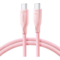Cavo Dati e Ricarica USB-C - USB-C Joyroom S-A34, 60W, 1m, Rosa