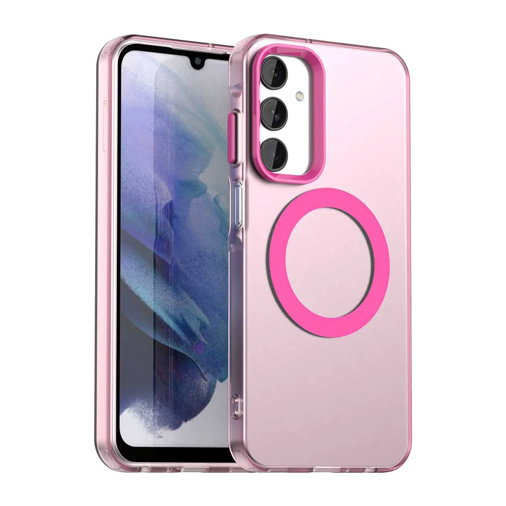 Custodia MagSafe per Samsung Galaxy A25 A256, Techsuit, CandyCase, Rosa — 1