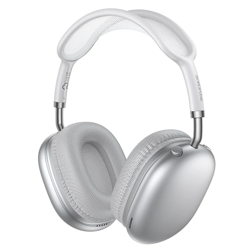 Auricolare Bluetooth Borofone BO36 Tone, A2DP, Argento — 1