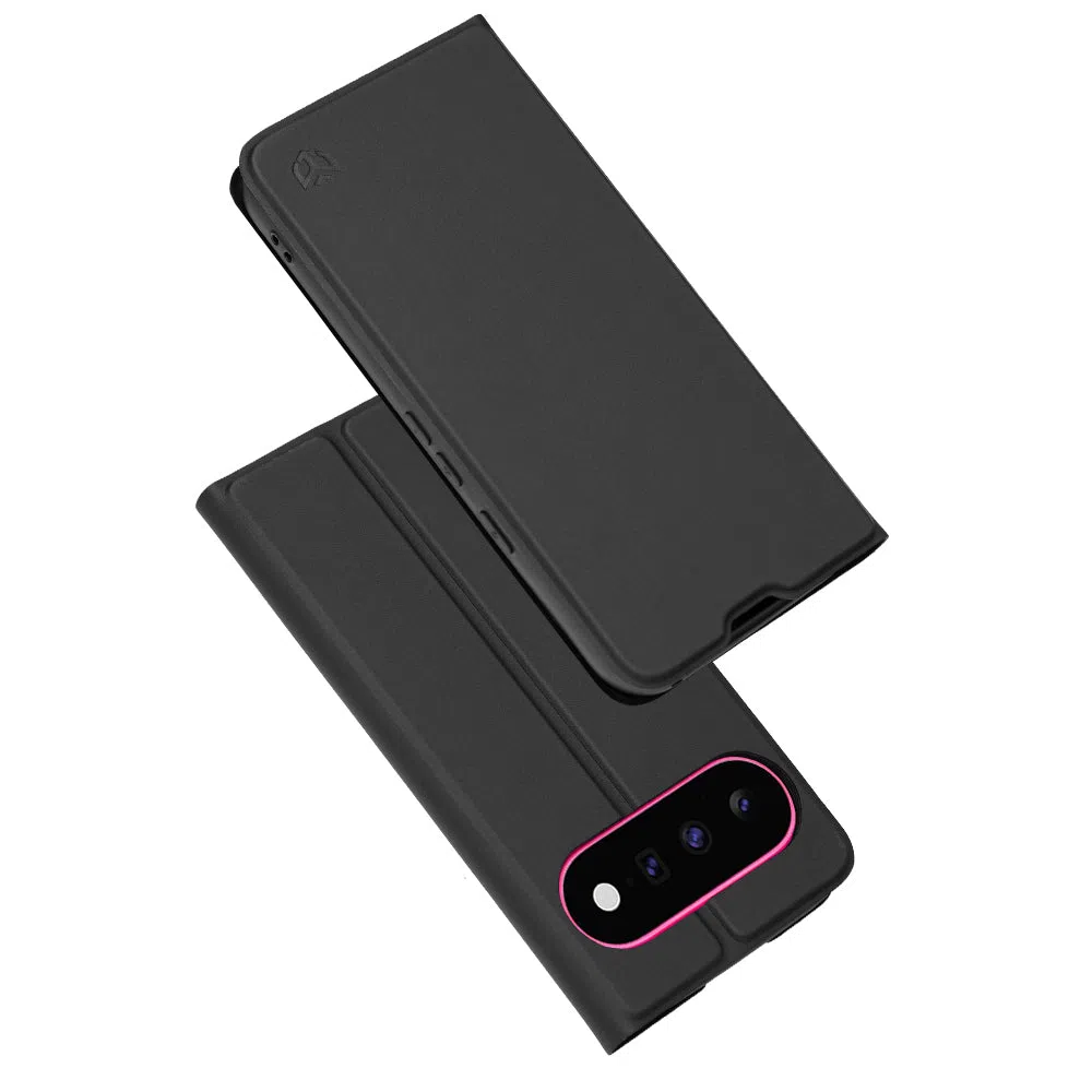 Custodia per Google Pixel 11 Pro / 11, Techsuit, Magskin Book, Nera — 1