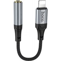 Adattatore Audio Lightning - 3.5mm HOCO LS36A, Grigio