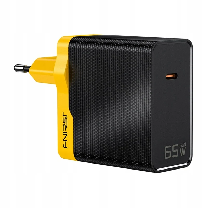 Caricatore da rete Fnirsi, 65W, 3.25A, 1 x USB-C, Nero — 1