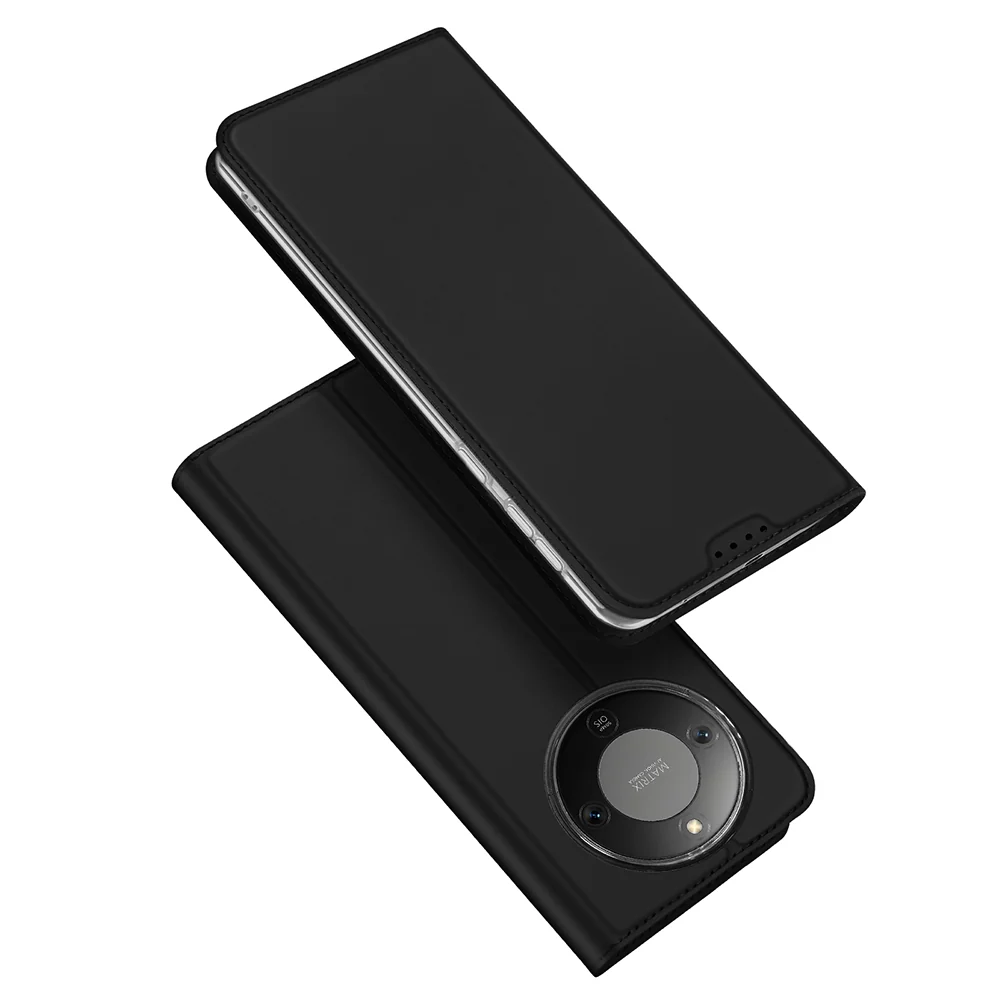 Custodia per Honor Magic8 Lite, DUX DUCIS, Skin Pro, Nera — 1