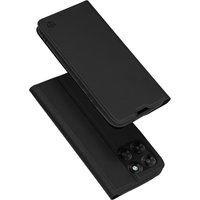 Custodia per Motorola Moto G77 / G67, Techsuit, Magskin Book, Nera