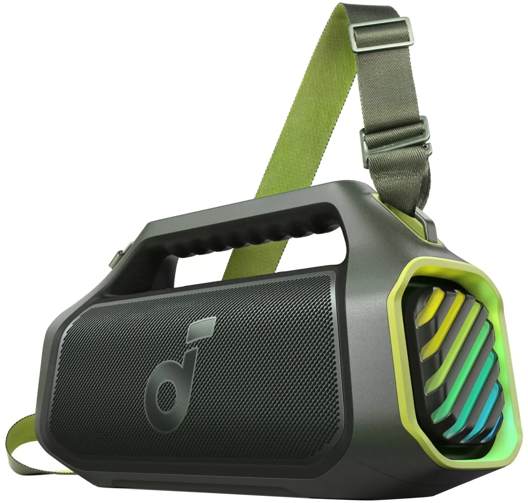 Cassa Portatile Bluetooth Anker SoundCore Boom 2 Plus, 140W, TWS, RGB, Impermeabile, Verde A3134062 — 2