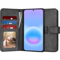 Custodia per Samsung Galaxy A57 5G, Techsuit, Diary Book, Nera