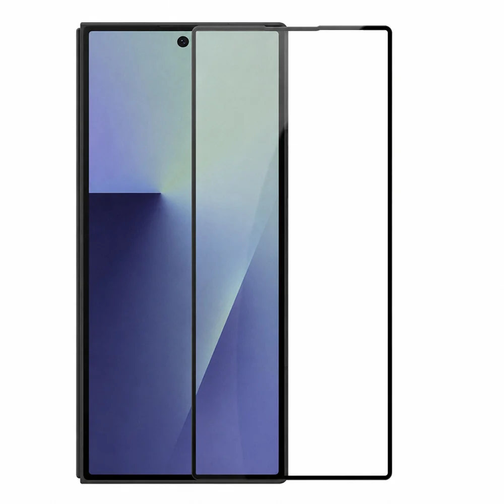 Pellicola protettiva per schermo esterno Nillkin CP+ Pro per Samsung Galaxy Z Fold7 F966, vetro temperato, adesivo completo, nero — 1
