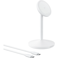 Caricabatterie Retea Wireless Anker MagGo Stand, 15W, 1.67A, Bianco A25X1H21