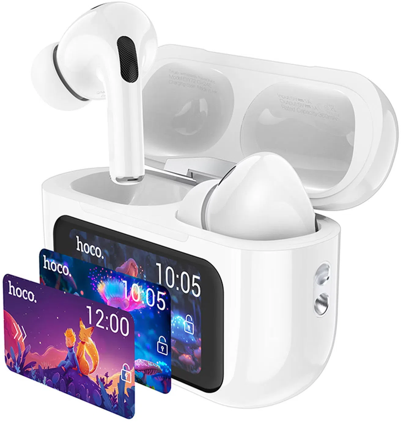 Auricolari Bluetooth HOCO EW72 Lite, TWS, Bianco — 1
