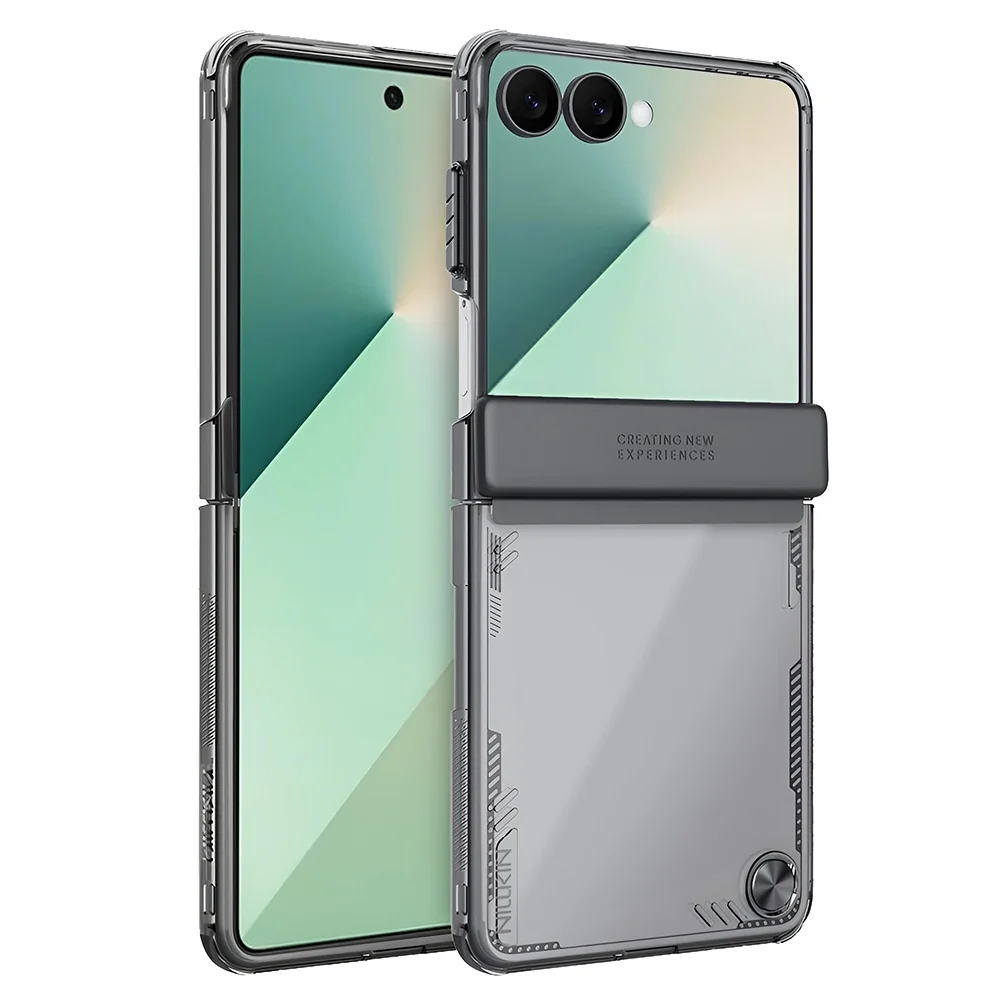 Custodia per Samsung Galaxy Z Flip7 F766, Nillkin, Iceblade, Nera — 1
