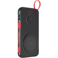 Batteria Esterna Wireless MaXlife MXPB-08, 10000mAh, 22.5W, QC + PD + FQI + QI, 1 x USB-A - 1 x USB-C - 2 x QI, Nera