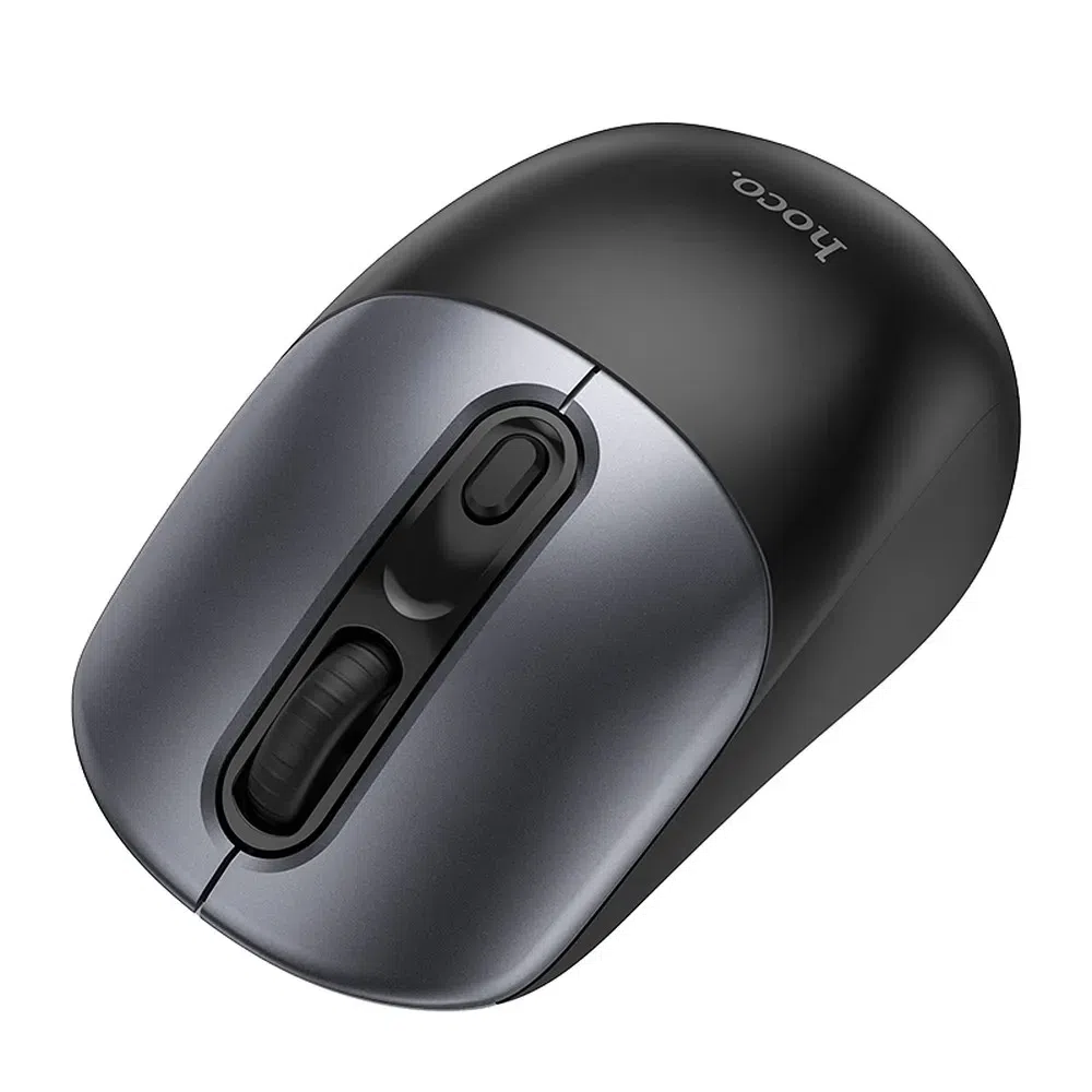 Mouse Wireless HOCO GM28, 1600DPI, Grigio — 1