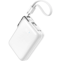 Batteria Esterna Joyroom JR-PBF27 Pro, 10000mAh, 30W, QC + PD, 1 x Lightning - 2 x USB-C, Bianca