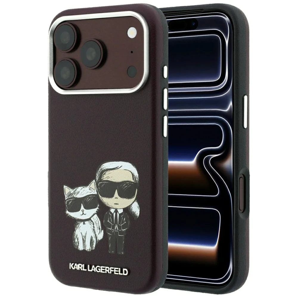 Custodia MagSafe per Apple iPhone 18 Pro / 17 Pro, Karl Lagerfeld, KC Bodies Sketch, Vinaccia — 1