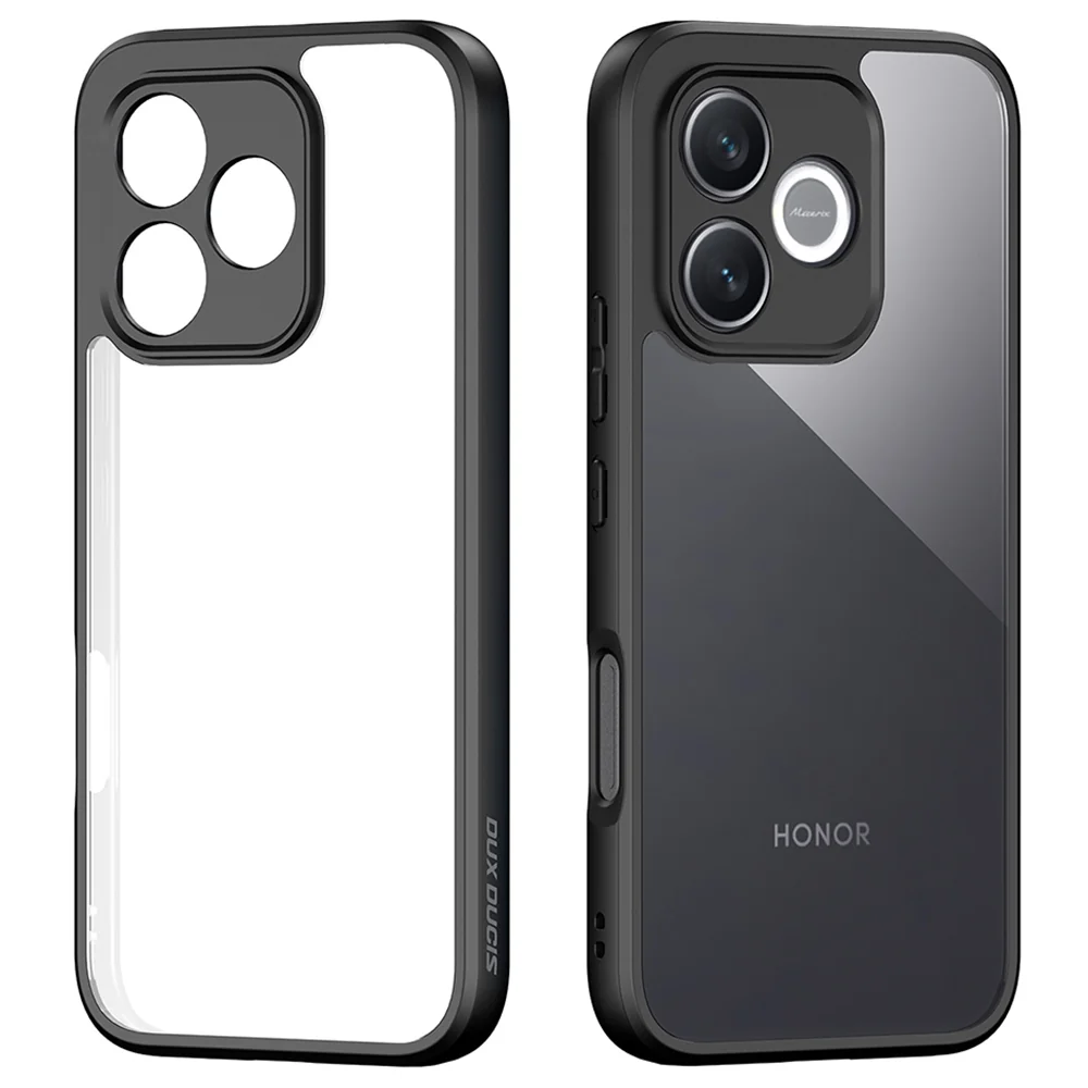 Custodia per Honor 600 Lite, DUX DUCIS, Aimo, Nera — 1