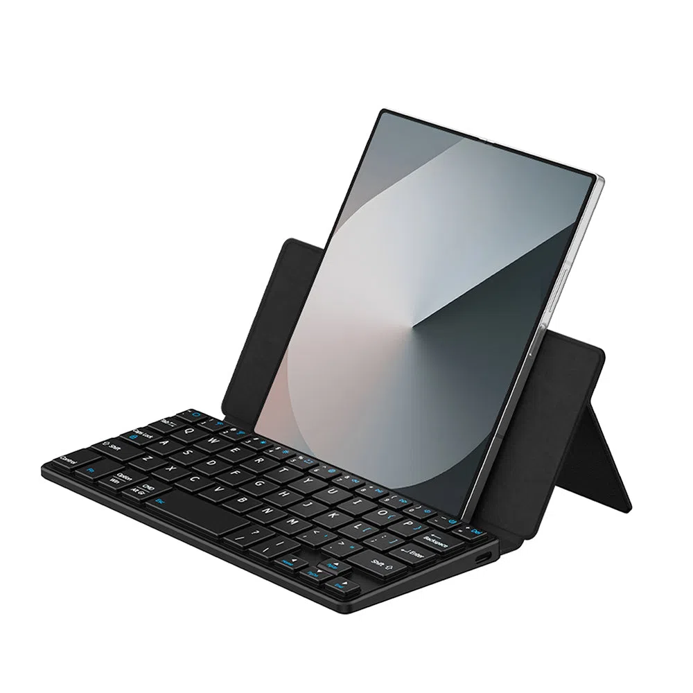 Custodia Universale con Tastiera Bluetooth per Telefono, DUX DUCIS, Nera — 1