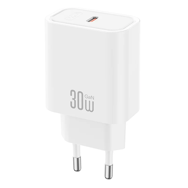 Caricatore da rete XO Design CE41, 30W, 3A, 1 x USB-C, Bianco — 1