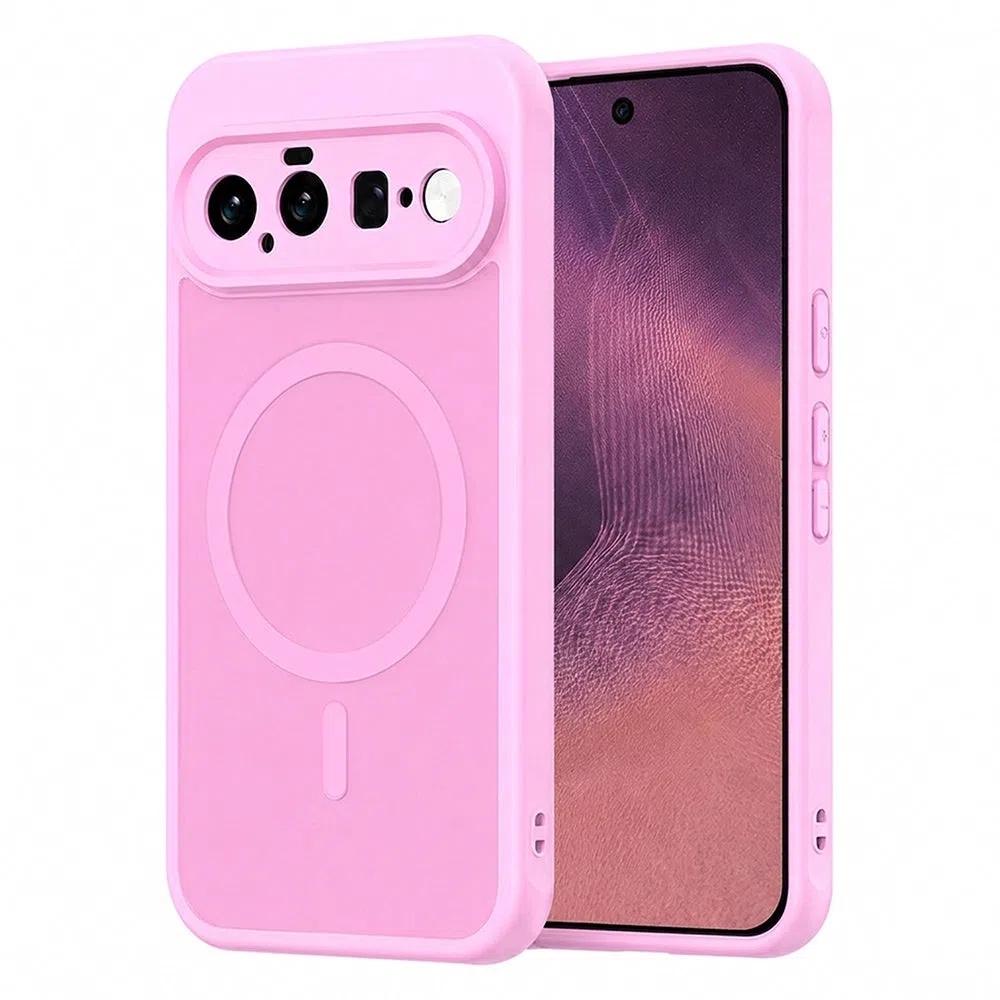 Custodia MagSafe per Google Pixel 11, Techsuit, HaloFrost II, Rosa — 1