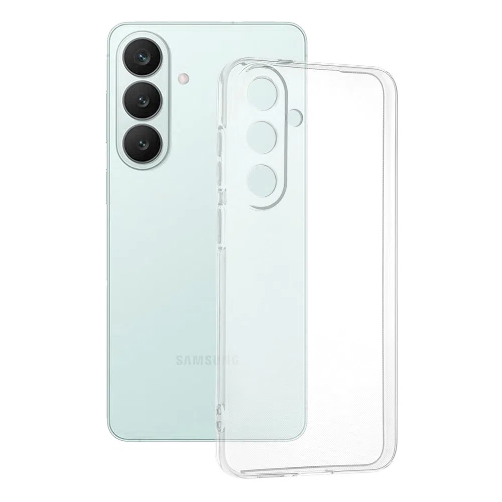 Custodia per Samsung Galaxy S26 FE S741 / S25 FE, Techsuit, Chiara, Trasparente — 1