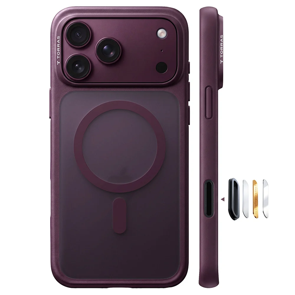 Custodia MagSafe per Apple iPhone 18 Pro / 17 Pro, Torras, Guardian, Viola — 1