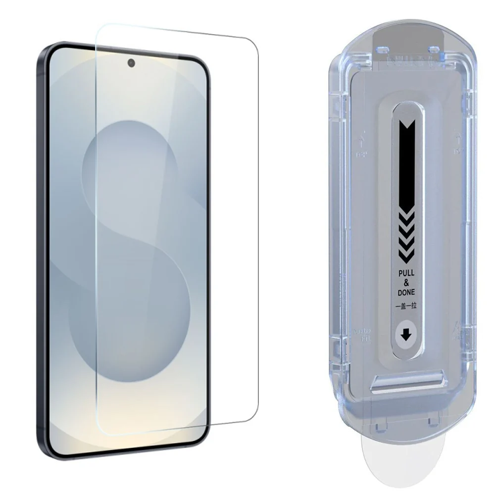 Pellicola protettiva per schermo Nillkin H+ Pro con applicatore per Samsung Galaxy S25 S931, vetro temperato, adesivo completo — 1