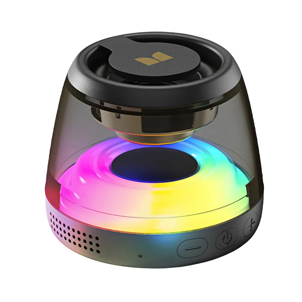 Cassa Portatile Bluetooth Monster Mag Flux, 5W, TWS, RGB, Nera — 1